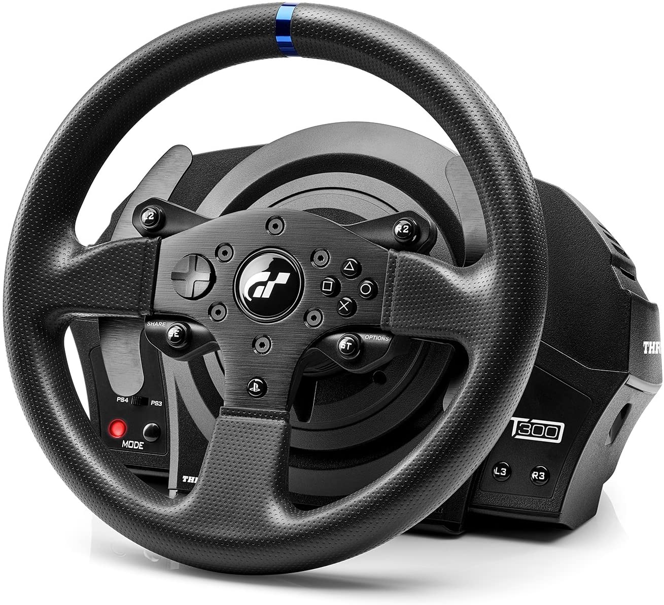 Thrustmaster T128, Volant de Course à retour de force et Pédales  Magnétiques, PlayStation 5, PlayStation 4, PC