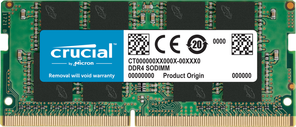 Crucial RAM 16Go DDR5 4800MHz CL40 Mémoire d'Ordinateur Portable  CT16G48C40S5