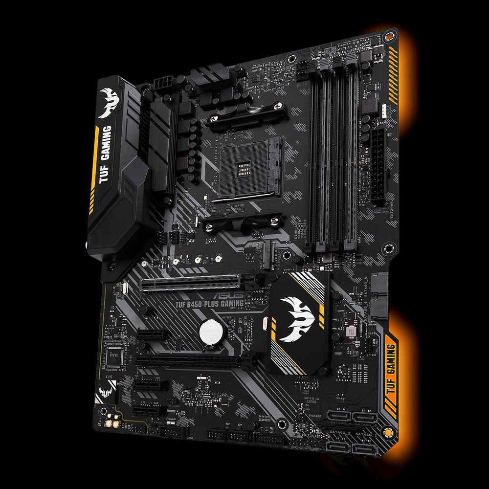 Asus Tuf B450 Plus Gaming Atx Socket Am4 Amd B450 4x Ddr4 3200 Sata