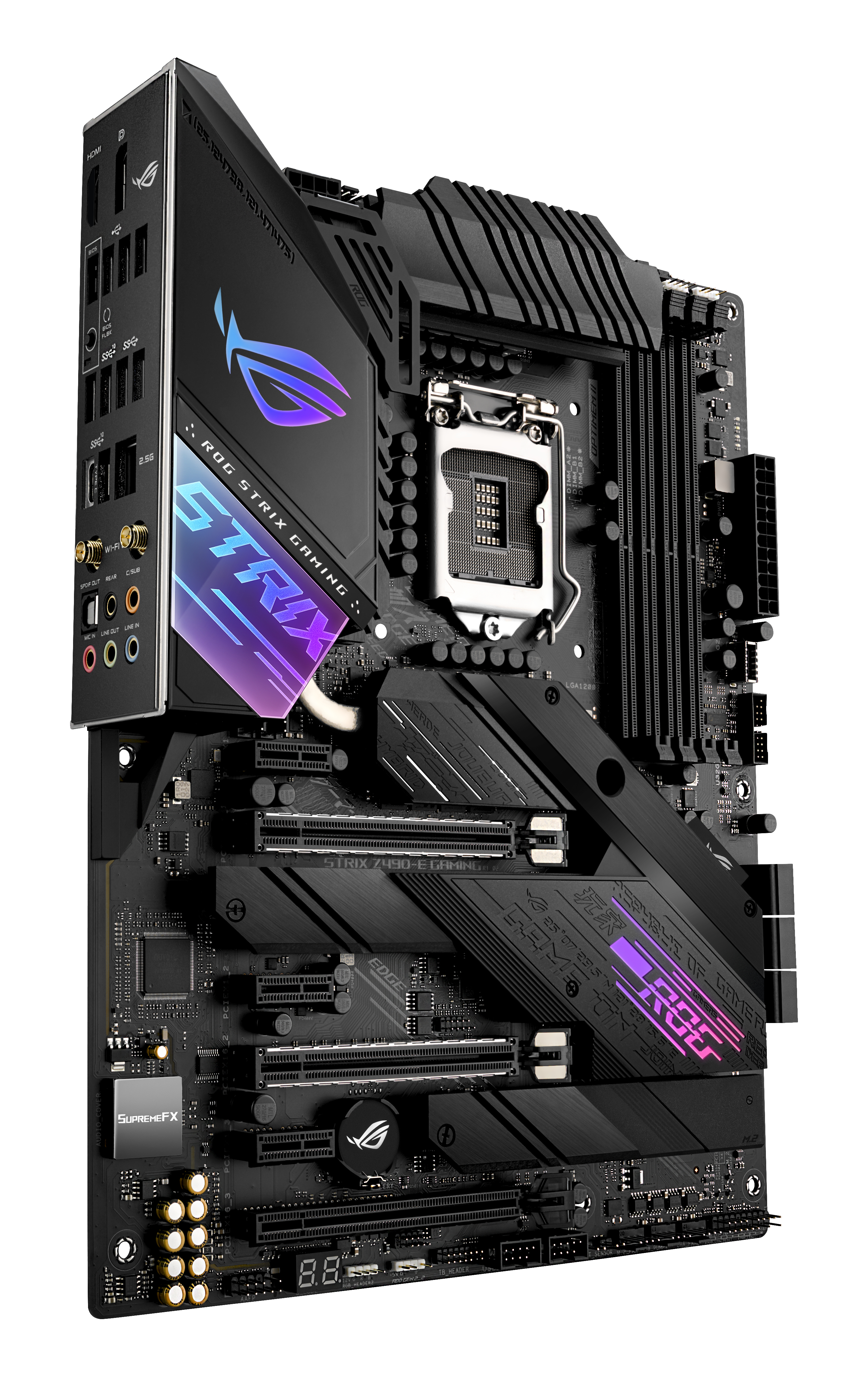  ASUS  ROG  STRIX  Z490 E GAMING  ATX Socket 1200 Intel Z490 