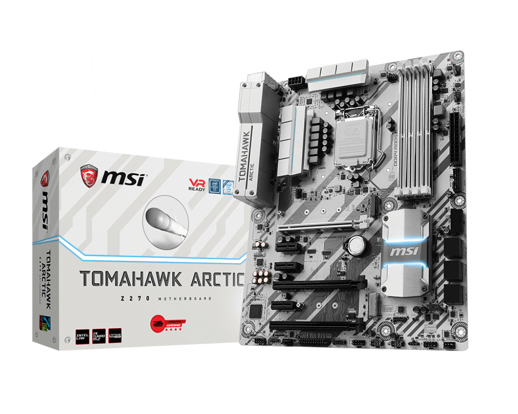 MSI Z270 TOMAHAWK ARCTIC Intel Z270 LGA 1151 (Socket H4) ATX