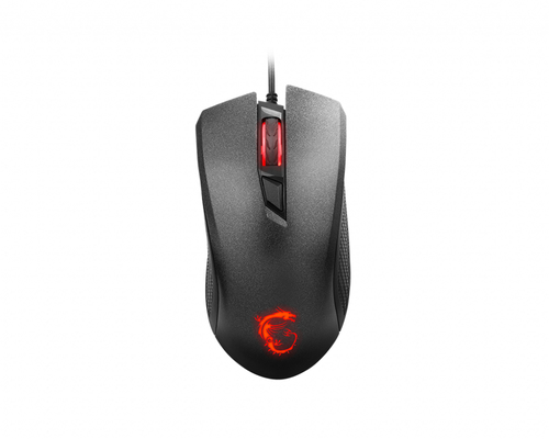 MSI Interceptor DS B1 souris Ambidextre USB Type-A Optique 1600 DPI