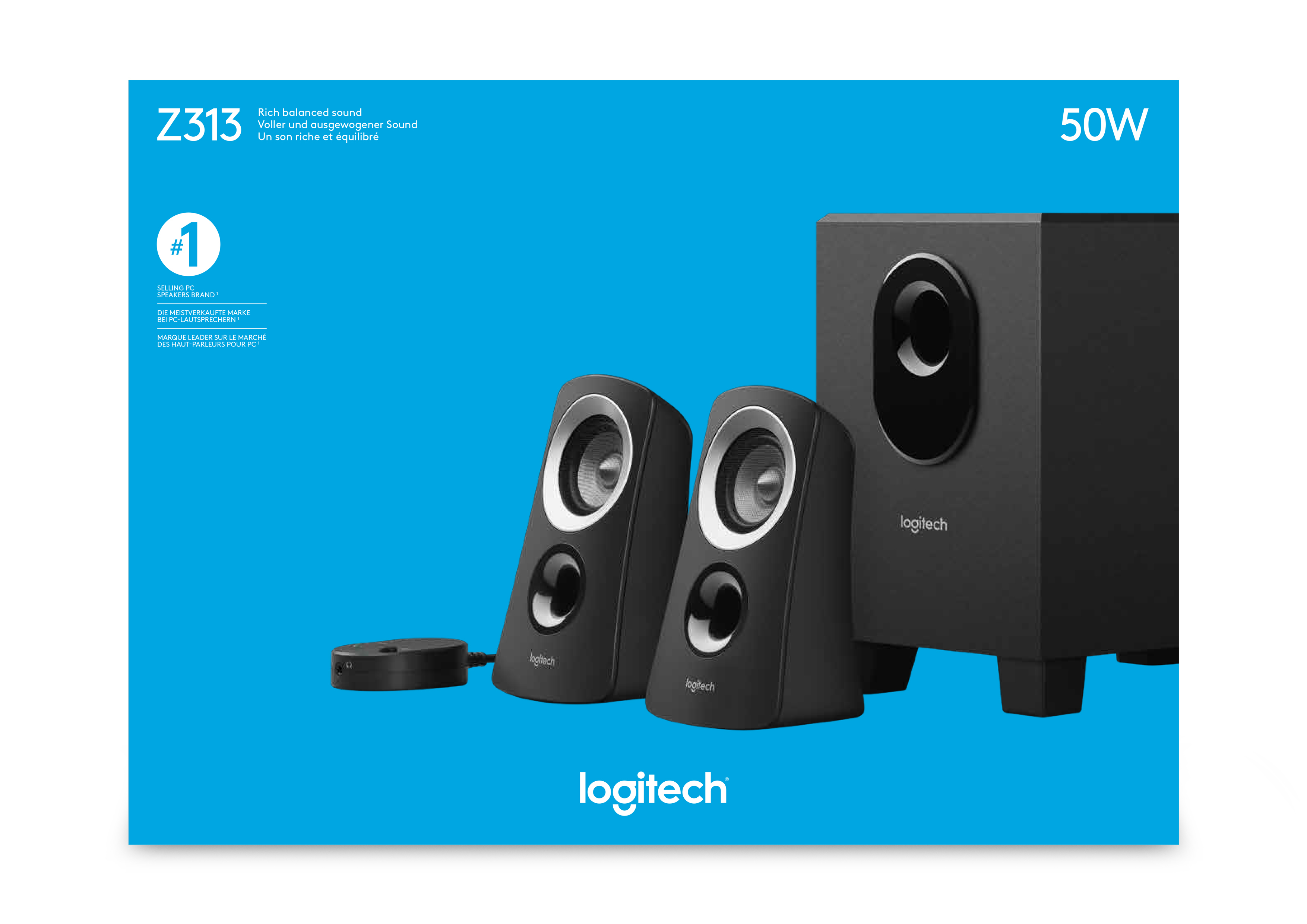 LOGITECH Z313 2.1 50w rms SHS Computer