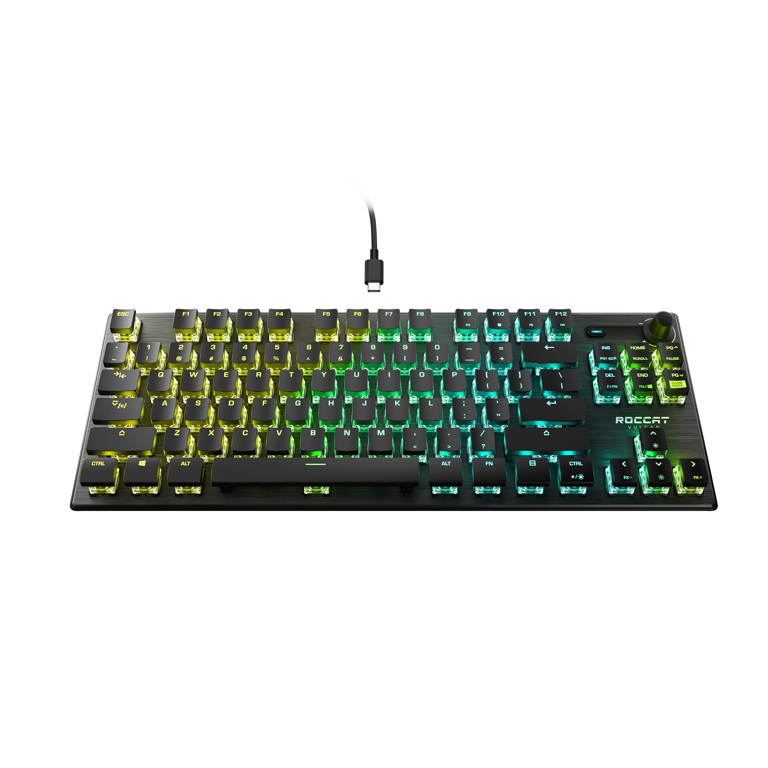 CORSAIR Clavier gamer K60 Pro TKL RGB AZERTY BE (CH-911D01A-BE